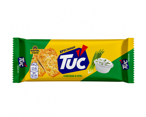 Крекер TUC со вкусом сметаны и лука, Россия, 100г