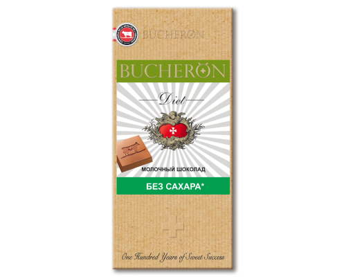 Шоколад молочный BUCHERON 70г без сахара, т/у Собрание ООО