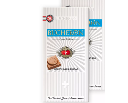 Шоколад молочный BUCHERON 85г Blanc Edition, т/у Собрание ООО