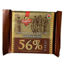 Шоколад горький СПАРТАК, Беларусь, 65г