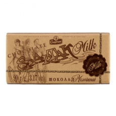 Шоколад молочный СПАРТАК, Беларусь, 75г