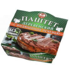 Паштет Деревенский с индюшиной печенью, Россия, 95г