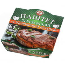 Паштет Деревенский с индюшиной печенью, Россия, 95г