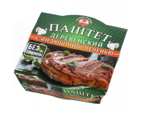 Паштет Деревенский с индюшиной печенью, Россия, 95г