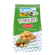 Вафли TORERO Нежные мини-вафли с орехом, Россия, 125г