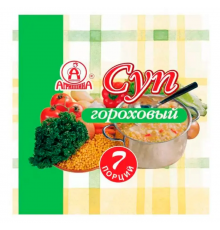 Суп АГРИППИНА Гороховый, 7 порций, Беларусь,180г