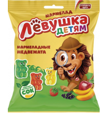 Мармелад жевательный Левушка мармеладные медвежата, Россия, 35г