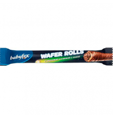 Конфеты Babyfox Wafer Rolls с ореховой с какао, в молочном шоколаде, Россия, весовые