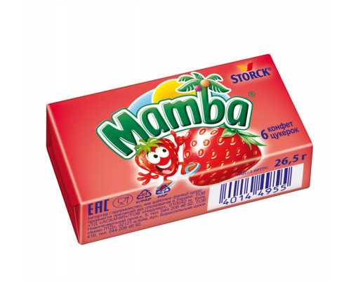 Конфета жевательная МАМБА, Германия, 26,5г