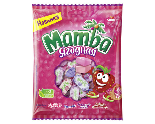 Конфета жевательная МАМБА Ягодная Ассорти вкусов, Германия, 70г