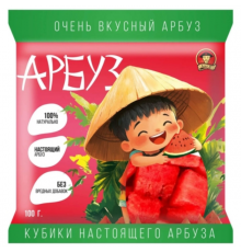 Конфета жевательная Арбуз кубик, Россия, 100г