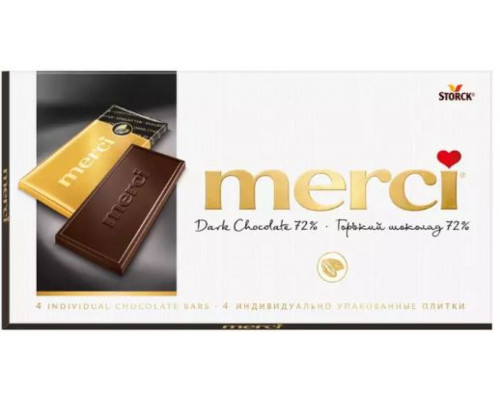 Шоколад горький MERSI, Германия, 100г 