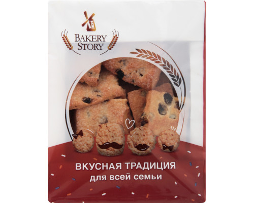 Изделие сдобное BAKERY STORY Крымское с изюмом, Россия, 500г