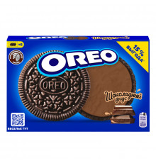 Печенье OREO с какао и начинкой со вкусом шоколада, Россия, 228г