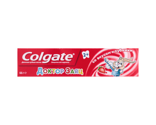 Зубная паста "Colgate"  50мл Доктор Заяц со вкусом клубники
