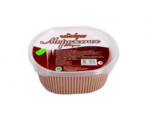 Мороженое АО СЕВЕРОДВИНСК-МОЛОКО Сливочное шоколадное 400г 10% конт. БЗМЖ