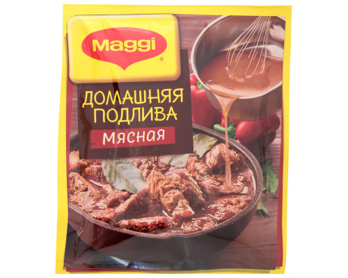 Подлива MAGGI Домашняя мясная, соус сухой, Россия, 90г