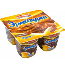 Пудинг молочный ЭРМИГУРТ шоколадный 3,2%, без змж, Россия, 100г