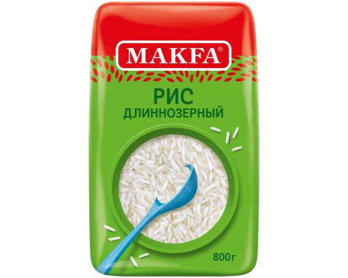 Крупа MAKFA рис длиннозерный, Россия, 800г