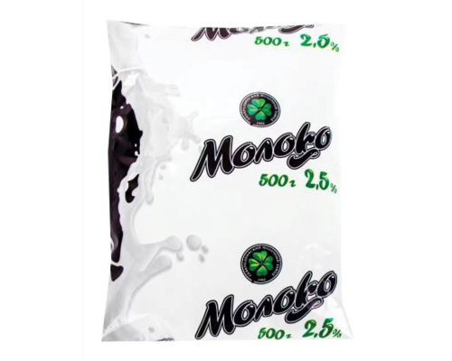 Молоко питьевое 500г 2.5% ГОСТ паст.п/э СЕВЕРОДВИНСК-МОЛОКО БЗМЖ