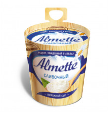 Сыр творожный "Альметте" 150г сливочный 60% пл/б БЗМЖ