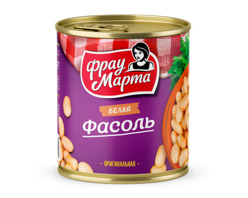 Фасоль ФРАУ МАРТА белая Оригинальная, Россия, 310г