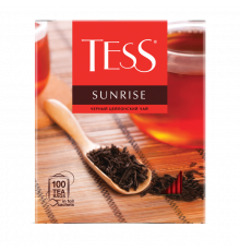 Чай TESS Sunrise чёрный, цейлонский, Россия, 180 г (1.8 г*100) 