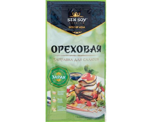 Заправка"Сэн Сой премиум"40г д/салатов Ореховая 30%