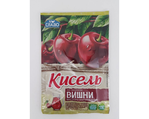 Кисель СЛАДО со вкусом вишни, Россия, 35г