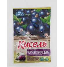 Кисель СЛАДО со вкусом чёрной смородины, Россия, 35г