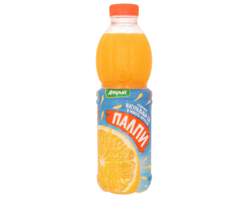 Напиток сокосодержащий ДОБРЫЙ Палпи из апельсина, Россия, 0,9л