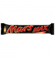 Шок.батончик "Mars" 81г (2*40.5г) MAX с нугой и карамелью