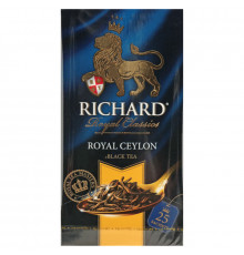 Чай RICHARD Royal Ceylon black tea, Россия, 50 г (25*2 г) 