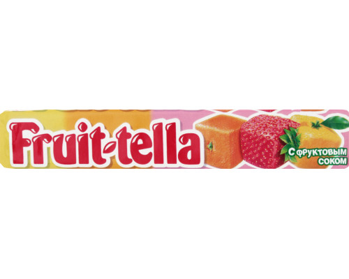 Конфеты жевательные FRUIT-TELLA  Ассорти. Россия, 41 г 