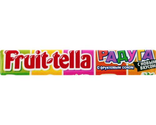 Конфеты жевательные FRUIT-TELLA Радуга, Россия, 41 г 